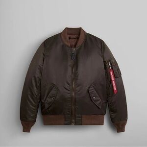 Alpha Industries MA-1 BOMBER JACKET W chocolate